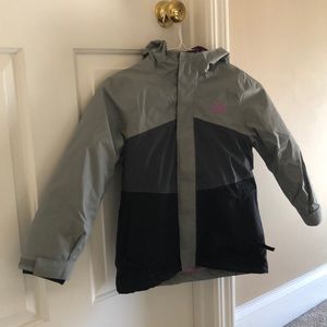 THE NORTH FACE GIRLS XS (6) 3 IN 1 JACKET